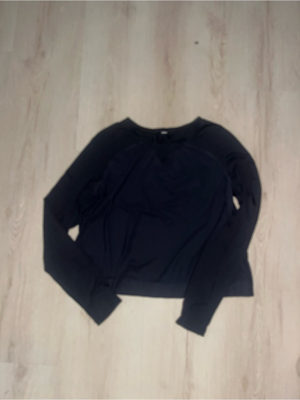 lululemon athletica Black Long-Sleeve Crew Top